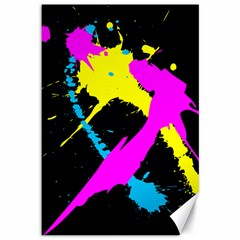 Splatter Splatter Canvas 12  X 18 