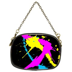 Splatter Splatter Chain Purse (two Sides)