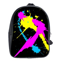 Splatter Splatter School Bag (large) by ExtraGoodSauce