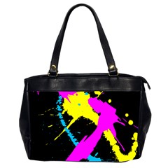 Splatter Splatter Oversize Office Handbag (2 Sides)