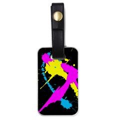 Splatter Splatter Luggage Tag (one Side) by ExtraGoodSauce