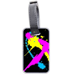 Splatter Splatter Luggage Tag (two Sides) by ExtraAwesomeSauce