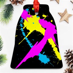 Splatter Splatter Ornament (bell) by ExtraGoodSauce