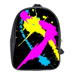 Splatter Splatter School Bag (xl) by ExtraGoodSauce