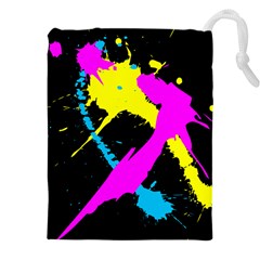 Splatter Splatter Drawstring Pouch (4xl) by ExtraGoodSauce