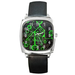 Tech Square Metal Watch by ExtraAwesomeSauce