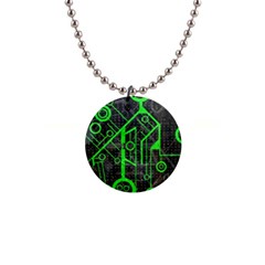 Tech 1  Button Necklace by ExtraGoodSauce