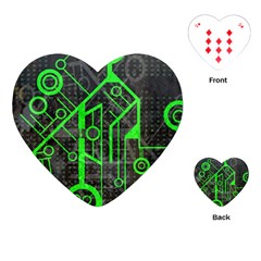 Tech Playing Cards Single Design (heart) by ExtraGoodSauce