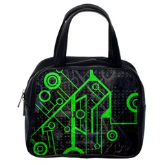 Tech Classic Handbag (one Side) by ExtraGoodSauce