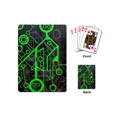 Tech Playing Cards Single Design (mini) by ExtraGoodSauce