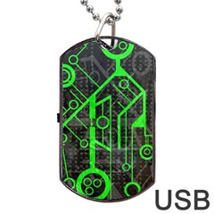 Tech Dog Tag Usb Flash (one Side) by ExtraGoodSauce