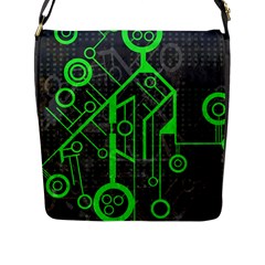 Tech Flap Closure Messenger Bag (l) by ExtraAwesomeSauce