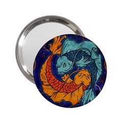 Koi Fish 2 25  Handbag Mirrors by ExtraAwesomeSauce