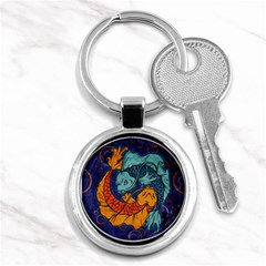 Koi Fish Key Chain (round) by ExtraGoodSauce