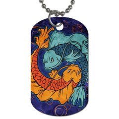 Koi Fish Dog Tag (one Side)