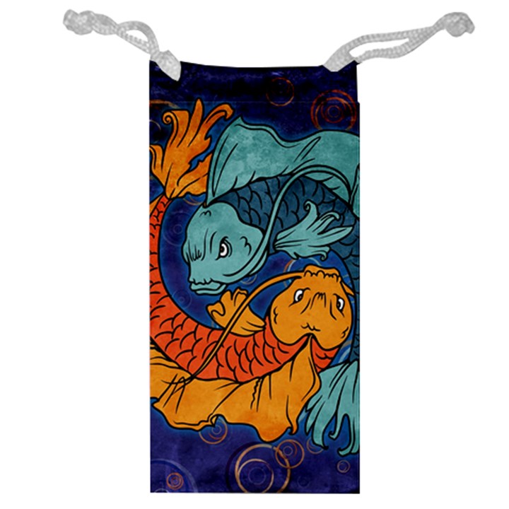 Koi Fish Jewelry Bag