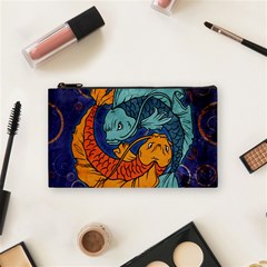 Koi Fish Cosmetic Bag (small) by ExtraGoodSauce