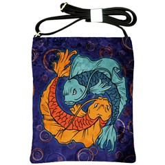 Koi Fish Shoulder Sling Bag by ExtraAwesomeSauce