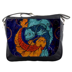 Koi Fish Messenger Bag by ExtraGoodSauce