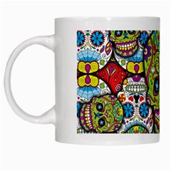 Sugar Skulls White Mugs by ExtraAwesomeSauce