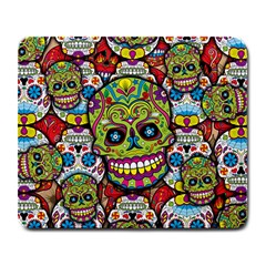 Sugar Skulls Large Mousepads by ExtraGoodSauce