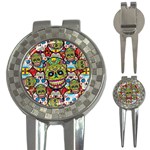 Sugar Skulls 3-in-1 Golf Divots Front