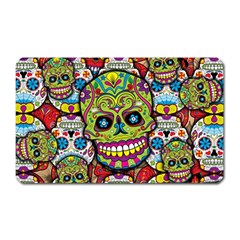 Sugar Skulls Magnet (rectangular) by ExtraGoodSauce