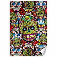 Sugar Skulls Canvas 20  X 30  by ExtraGoodSauce