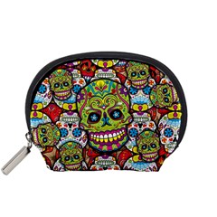 Sugar Skulls Accessory Pouch (small) by ExtraGoodSauce