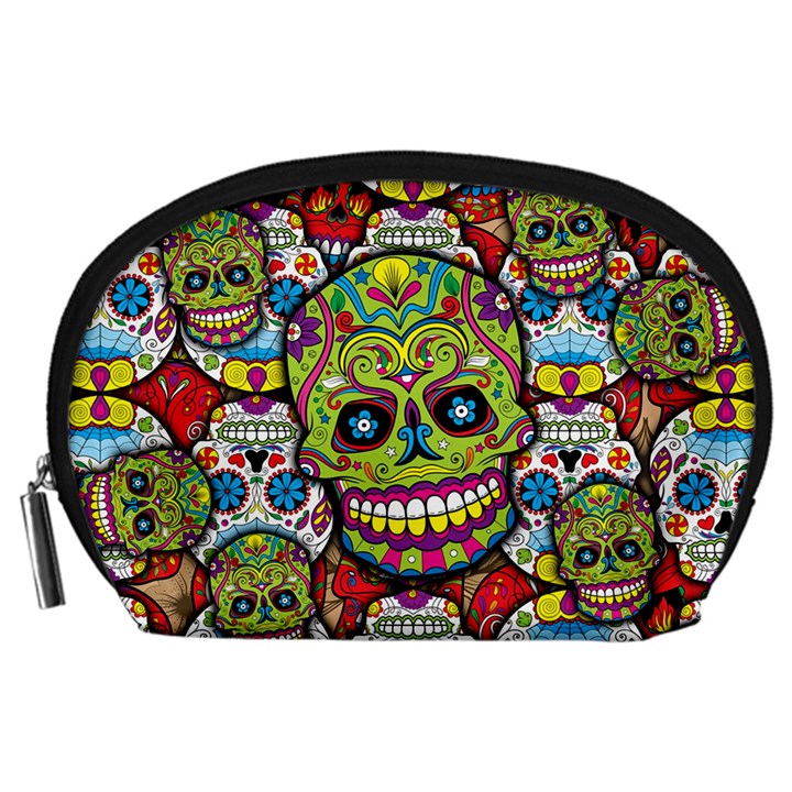 Sugar Skulls Accessory Pouch (Large)