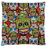 Sugar Skulls Standard Flano Cushion Case (One Side) Front