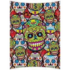 Sugar Skulls Back Support Cushion by ExtraGoodSauce