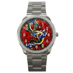 Dragon Sport Metal Watch by ExtraGoodSauce