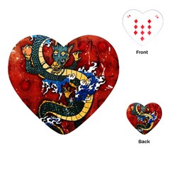 Dragon Playing Cards Single Design (heart) by ExtraGoodSauce