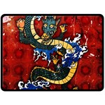 Dragon Double Sided Fleece Blanket (Large)  80 x60  Blanket Front