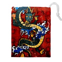 Dragon Drawstring Pouch (4xl) by ExtraGoodSauce