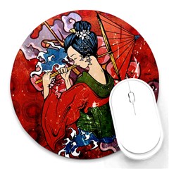 Geisha Geisha Round Mousepads