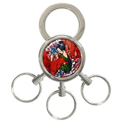 Geisha Geisha 3-ring Key Chain