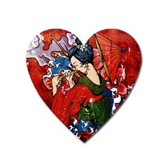 Geisha Geisha Heart Magnet