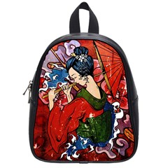 Geisha Geisha School Bag (small) by ExtraGoodSauce