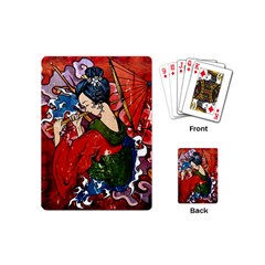 Geisha Geisha Playing Cards Single Design (mini) by ExtraGoodSauce