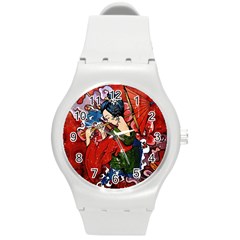 Geisha Geisha Round Plastic Sport Watch (m) by ExtraGoodSauce