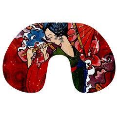 Geisha Geisha Travel Neck Pillow by ExtraGoodSauce