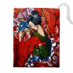 Geisha Geisha Drawstring Pouch (5xl) by ExtraGoodSauce