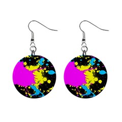 Splatter Splatter Mini Button Earrings by ExtraGoodSauce