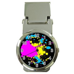 Splatter Splatter Money Clip Watches by ExtraAwesomeSauce