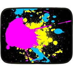 Splatter Splatter Double Sided Fleece Blanket (mini)  by ExtraGoodSauce