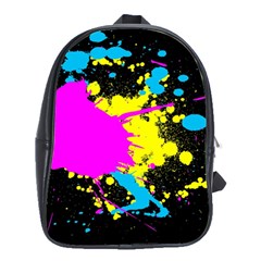 Splatter Splatter School Bag (large) by ExtraGoodSauce