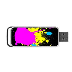 Splatter Splatter Portable Usb Flash (one Side) by ExtraGoodSauce