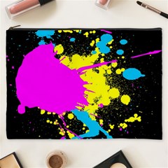 Splatter Splatter Cosmetic Bag (xxxl) by ExtraAwesomeSauce